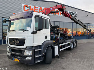 MAN TGS 26.320 HMF 20 Tonmeter laadkraan cable system truck