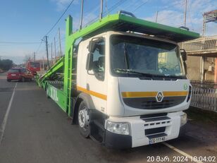 Renault Premium 410 car transporter + car transporter trailer