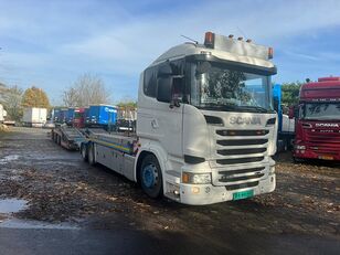 Scania R450 +Lohr car transporter + car transporter trailer