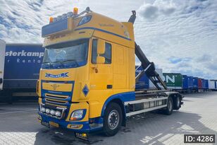 DAF XF 460 SSC, Euro 6, / 6x2 / Automatic / 30Ton VDL Hooklift / Haa container chassis