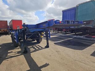 RENDERS 2 axle 20 ft container chassis steel springs bpw drum heavy duty container chassis semi-trailer