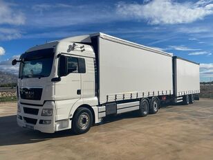 MAN TGX 26.440  curtainsider truck + curtain side trailer