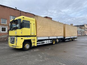 Renault Magnum 460DXI curtainsider truck + curtain side trailer