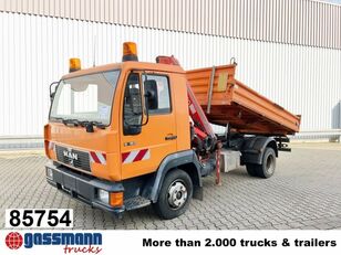 MAN 8.163 4x2 BB mit Kran Fassi F60A.23 dump truck
