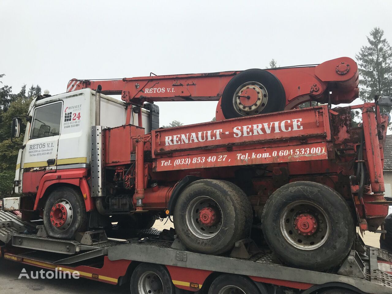 Renault Major Holownik Pomoc Drogowa Roadside assistance tow truck body