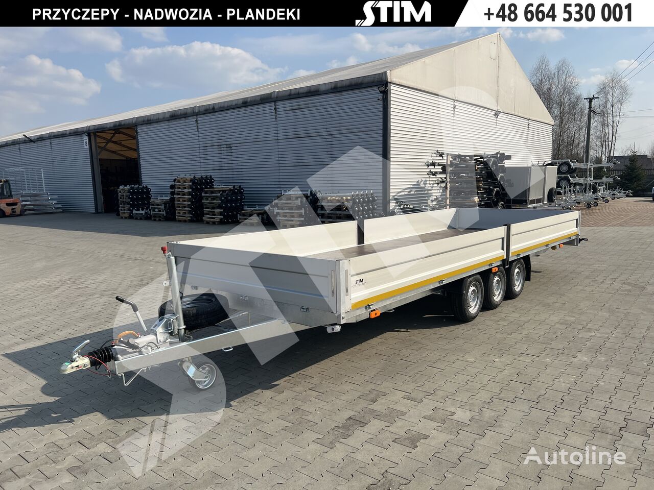 new Stim S23/BR/35-6222 flatbed trailer