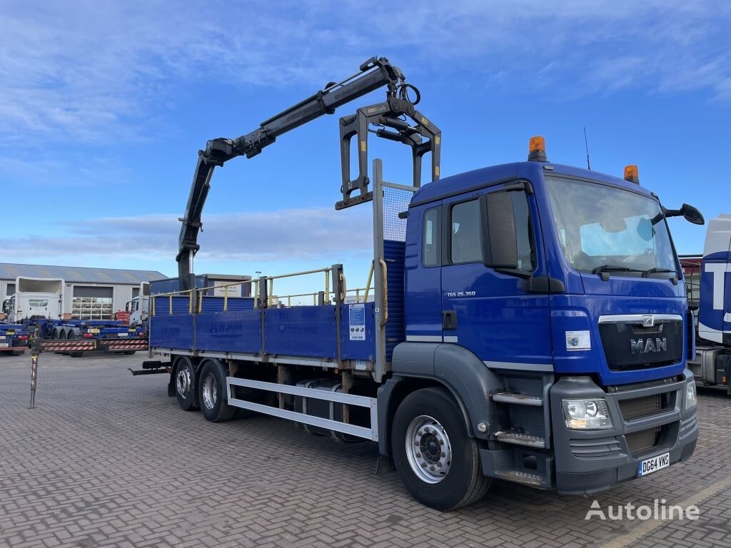 MAN TGS 26.360 flatbed truck