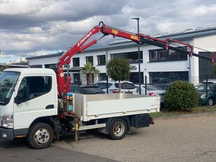 Mitsubishi Canter Flatbed + crane  flatbed truck