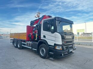 new Scania P 370 XT flatbed truck