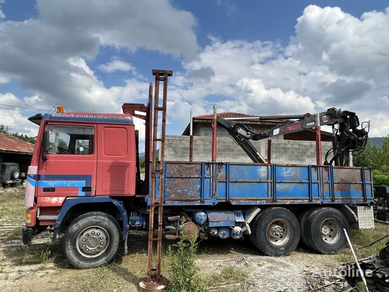 Volvo F 16 flatbed truck