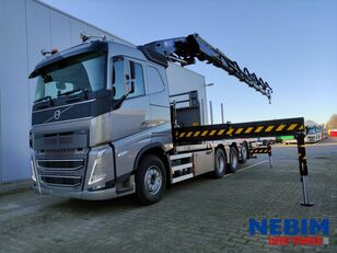 new Volvo FH500 8x4 Triple - HMF 5020K6 - Lease v.a. € 3.995,- flatbed truck