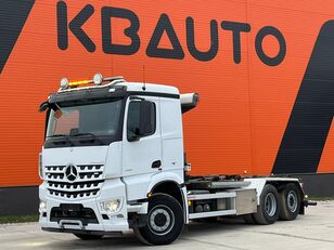 Mercedes-Benz Arocs 2551 6x2 HIAB XR 21 ton / L=5600 mm hook lift truck