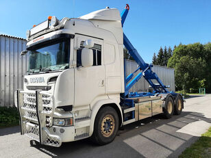 Scania R580 6X4 AJK hook lift truck