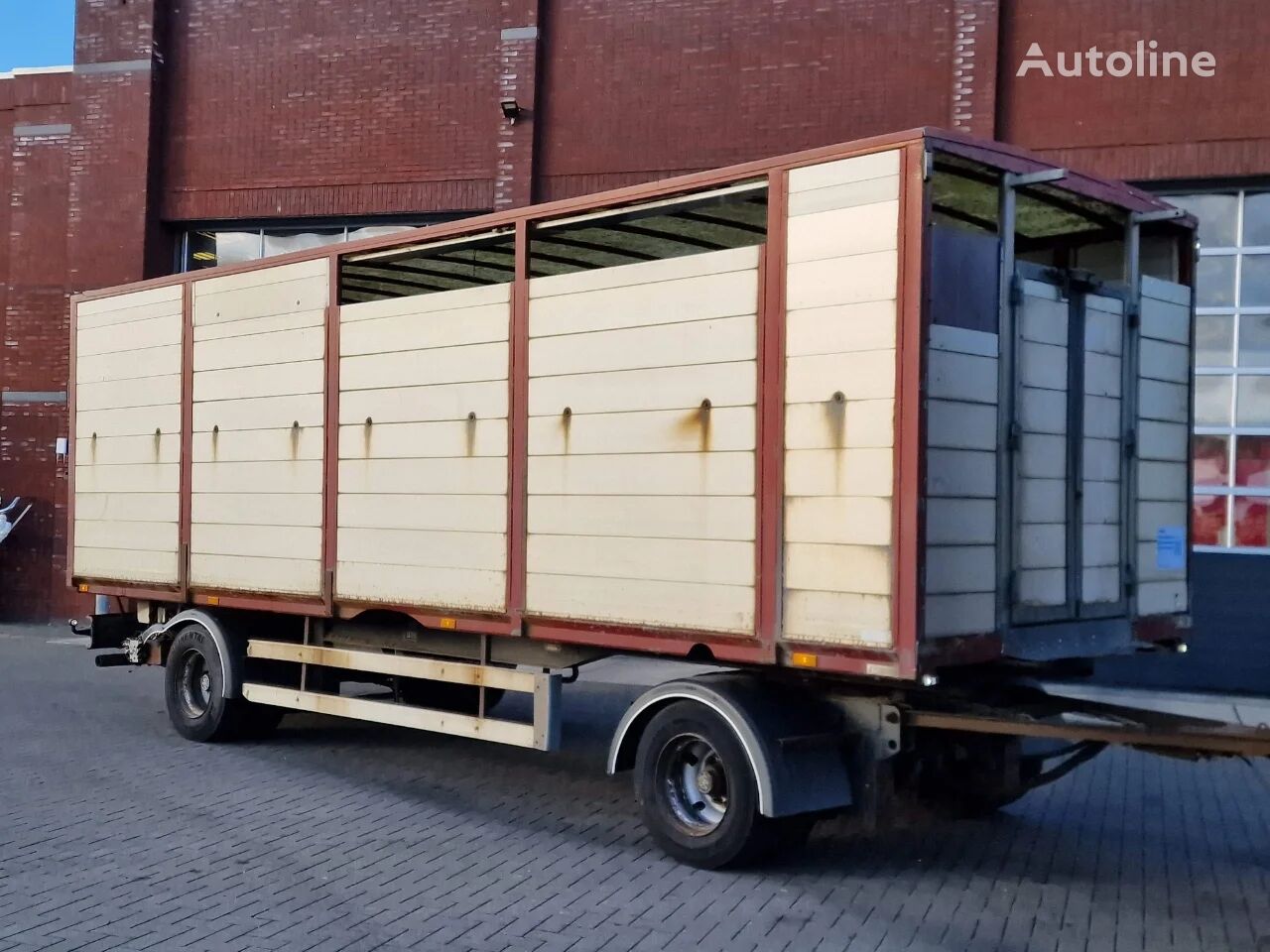 HFM  Livestock trailer - 1 deck - BPW Axle
