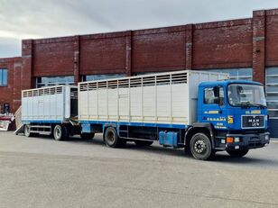 MAN 19.372 4x2 Livestock Guiton - Truck + Trailer - Manual gearbox - livestock truck