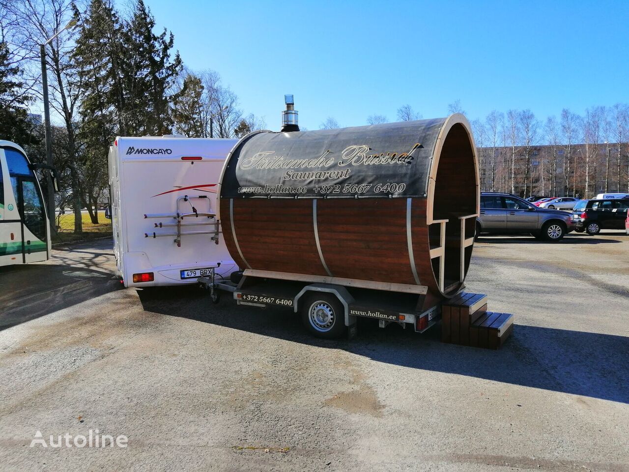 Citroen mobile sauna