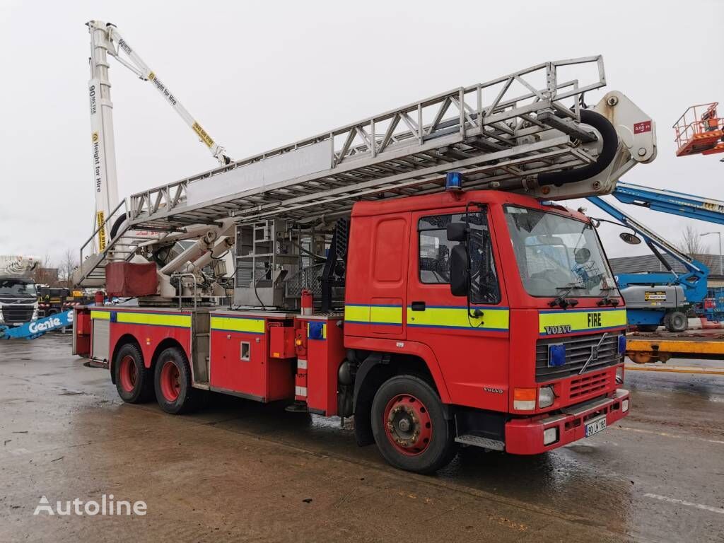 Volvo fire ladder truck