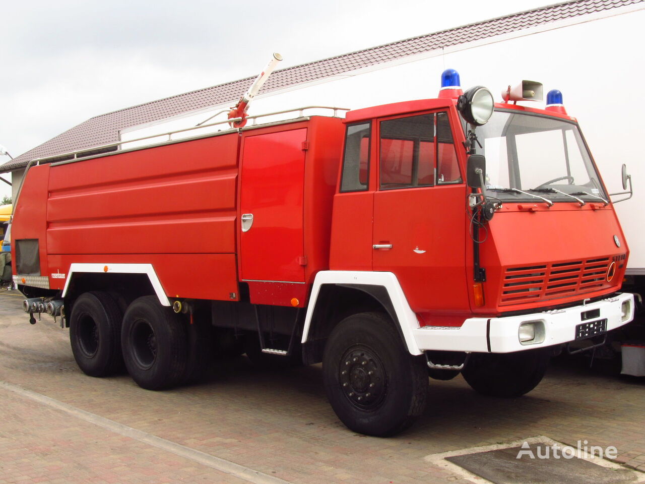 Steyr 1490 6x6 ROSENBAUER FIRE TRUCK 9000+4000 L TANK *9667km*NEW