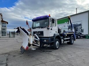 MAN 19.293 4X4 reťazový naťahovač kontajnerov s nadstavbou FORNAL NK skip loader truck