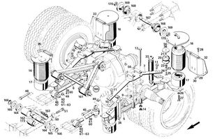 SETRA Hinter 3er Reihe axle for SETRA Setra 3er Reihe GT/ GTHD/ NF/ UL/ HDH bus