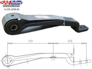 SAF 3155103602,3155103601,3149004502.88616700.88616700.F188Z035Z beam spring for Kögel trailer