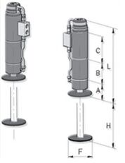 Kit de cilindros sueltos   KC-4 hydraulic cylinder for truck