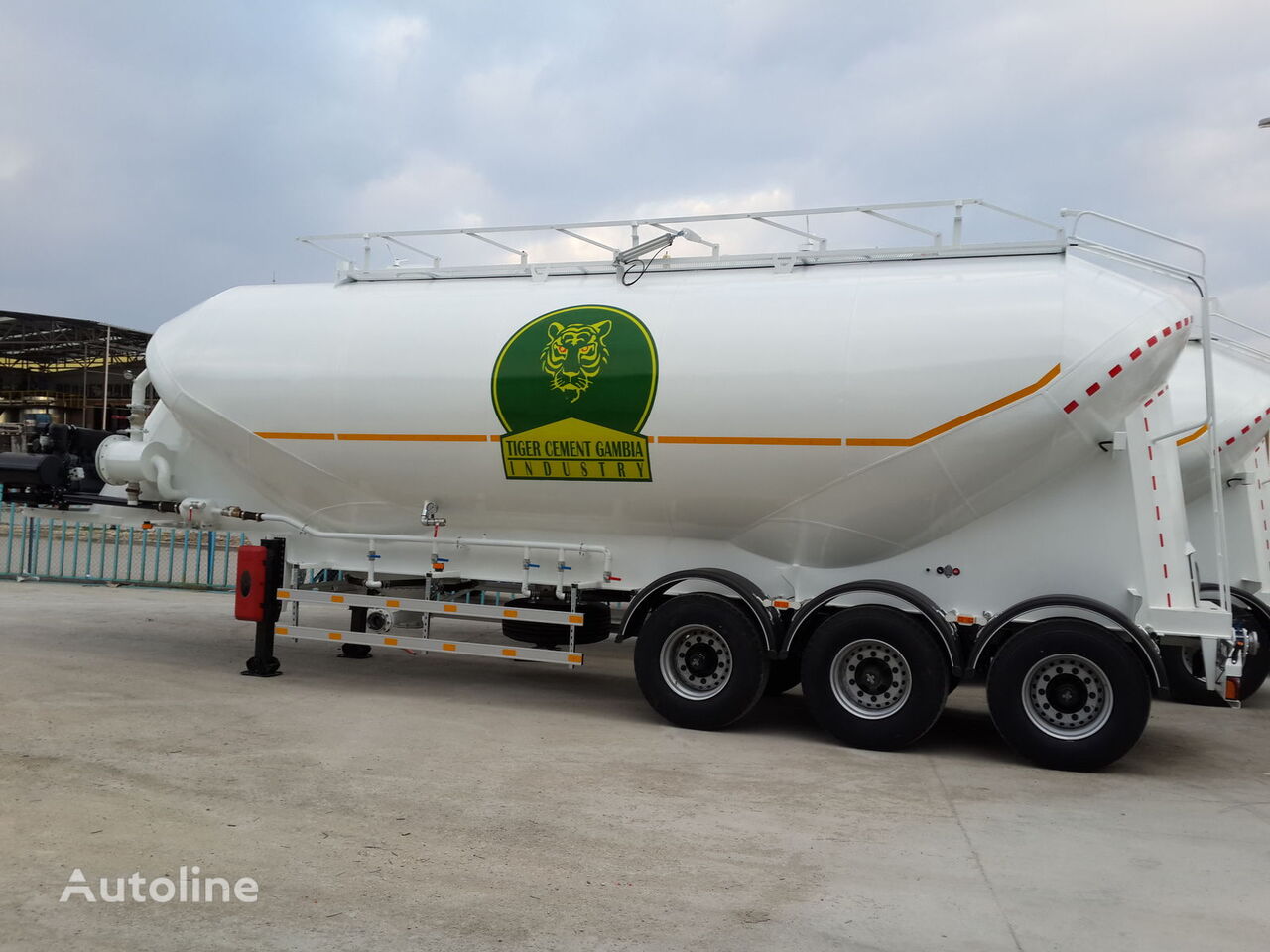 new Gürleşenyıl tsementovoz flour tank trailer