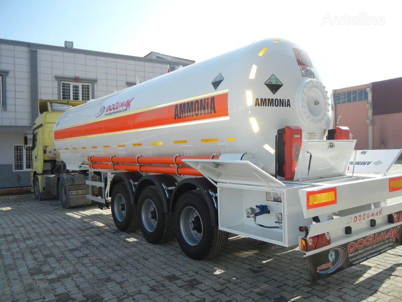 new Doğumak SEMI-TRAILER  35M3 AMMONIA (NH3) gas tank trailer