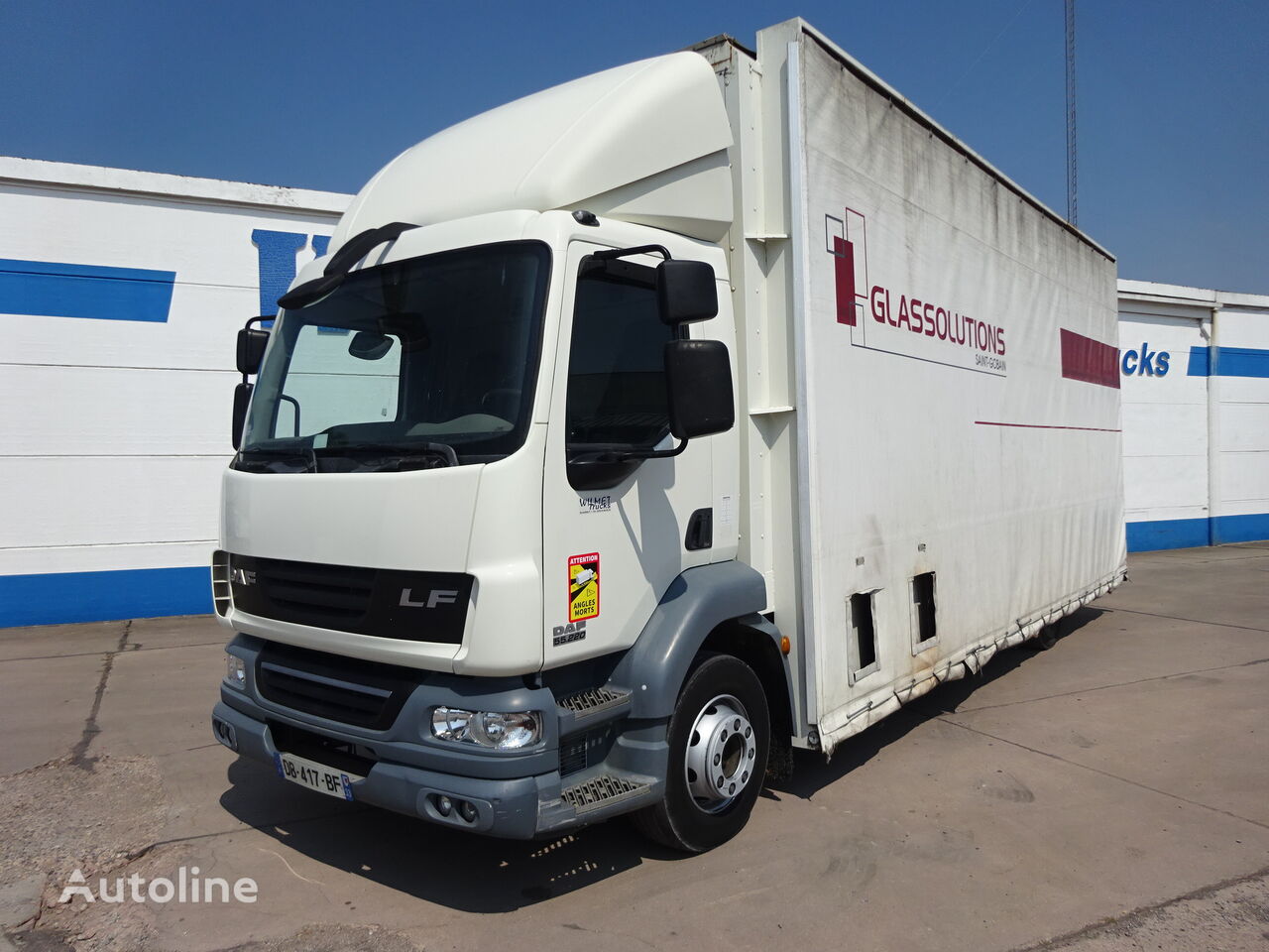 DAF FA LF 55-220 L *GLASSTRANSPORTER* tilt truck