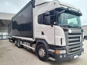Scania R420 tilt truck + tilt trailer