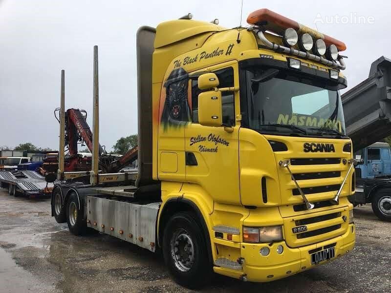 Scania R500 Highline Cabin year 2007 timber truck
