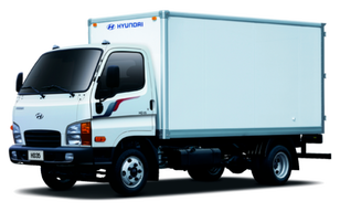 new HYUNDAI HD35 closed box truck