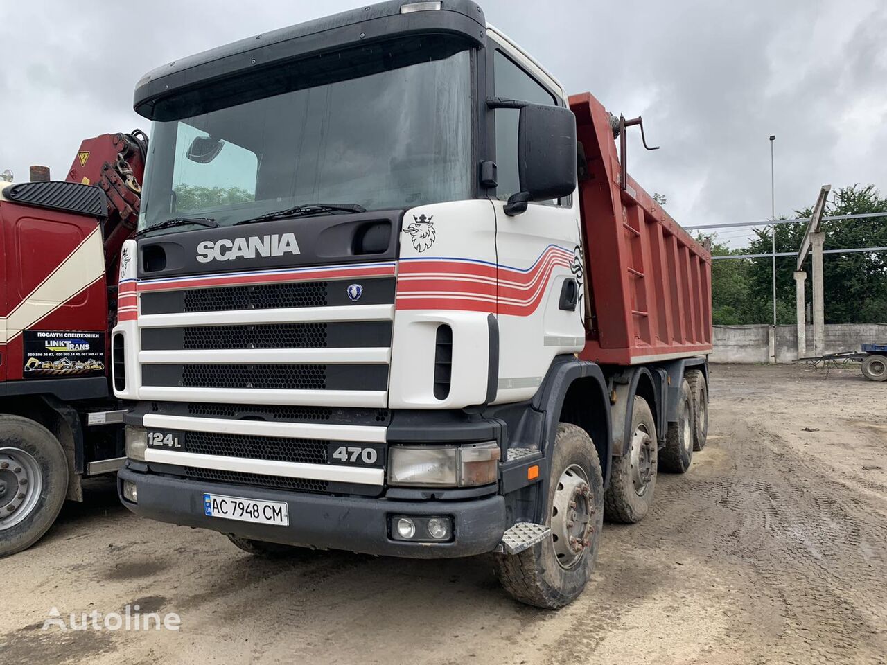 SCANIA R124LA dump truck