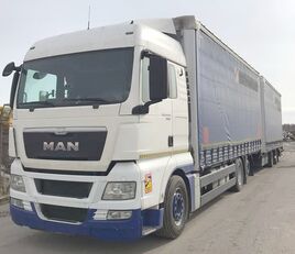 MAN TGX 26.480   + trailer tilt truck + tilt trailer