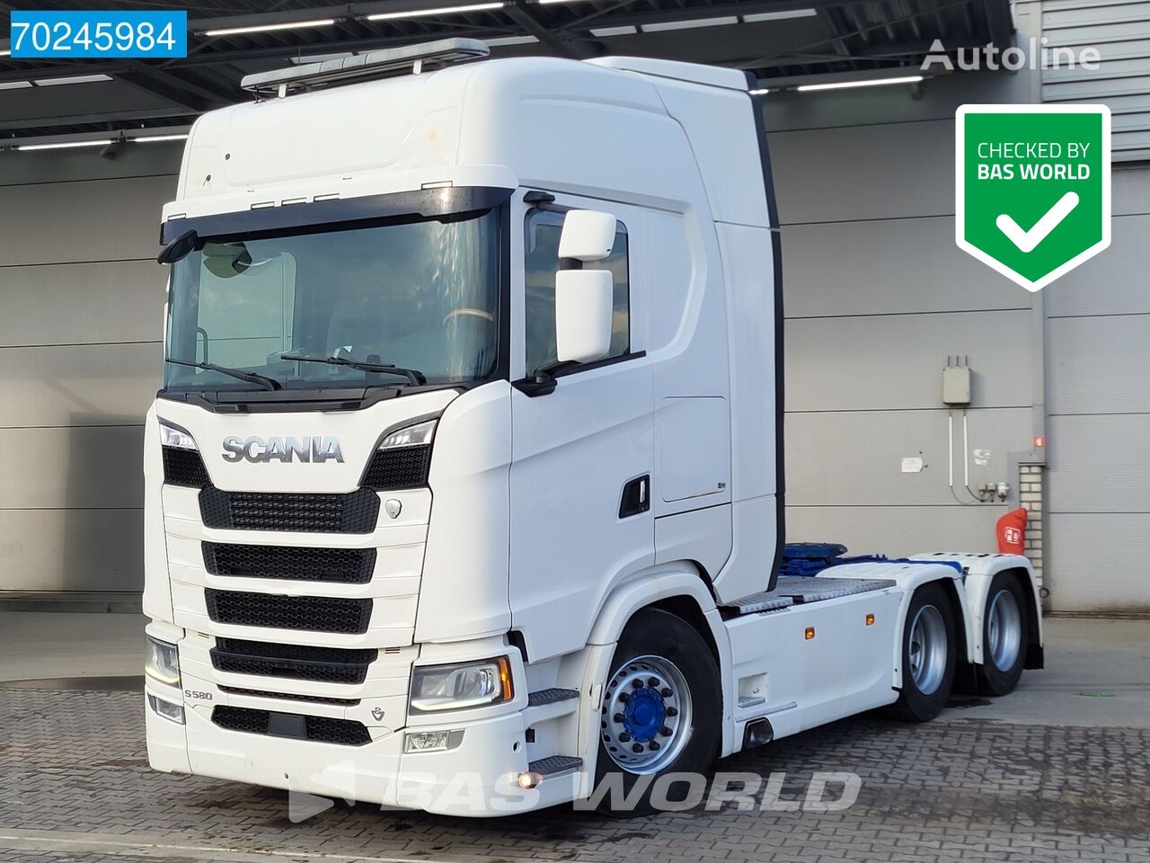 Scania S580 6X4 Retarder Highline ACC Navi Standklima LED truck tractor